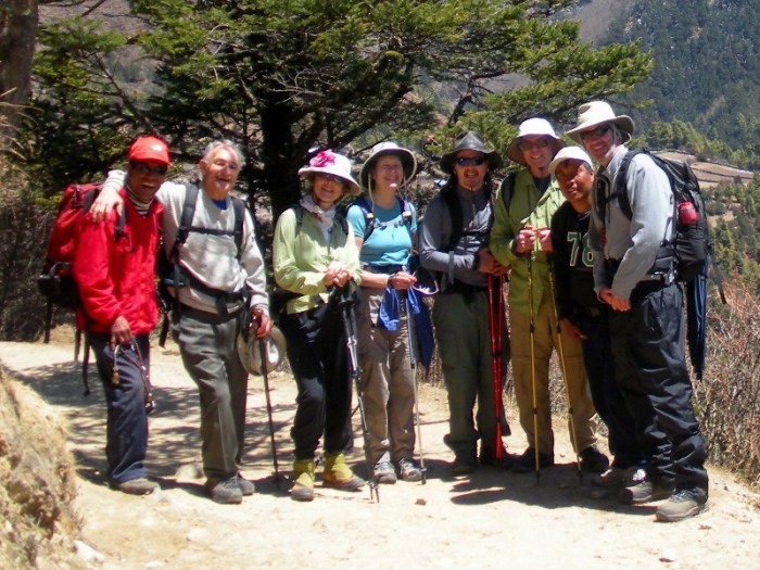 DSCN1563editd A group shot with Sherpas, minus Pam because she took the picture
