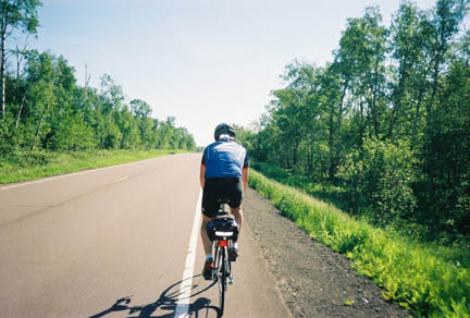 My normal view, since I usually don't find myself in front of everyone else.