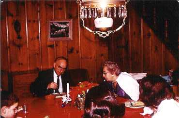 Our grandparents, Forrest and Helen Hays in the dining room