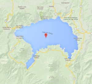 Lake Atitlán map